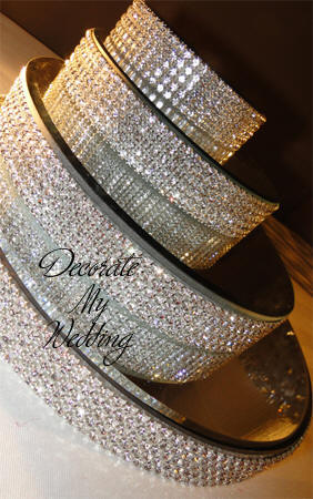 Rhinestone Wedding Platforms