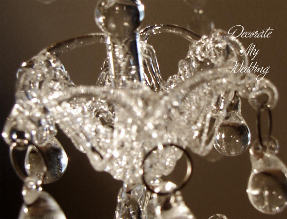 Mini Crystal Chandelier Ornaments