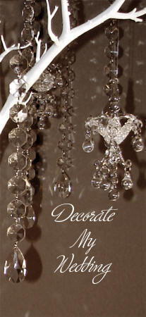 Mini Crystal Chandelier Ornaments