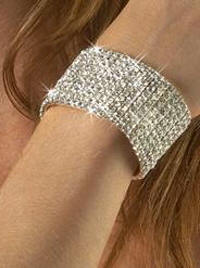 Crystal Cuff Silver