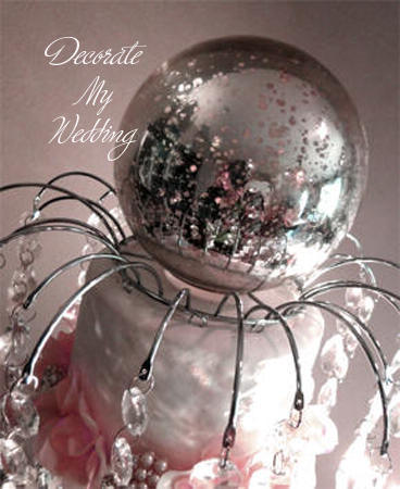 Brooch Cake Topper Mercury Globe