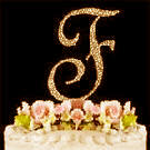 Rhinestone Monogram F