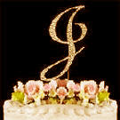 Rhinestone Monogram J