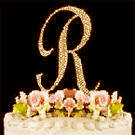 Rhinestone Monogram R