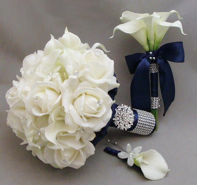 Rhinestone Banding Bridal Bouquet