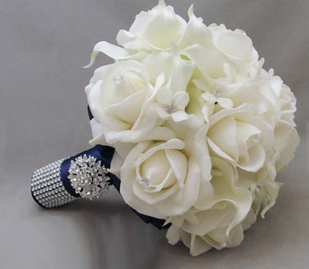 Rhinestone Banding Bridal Bouquet