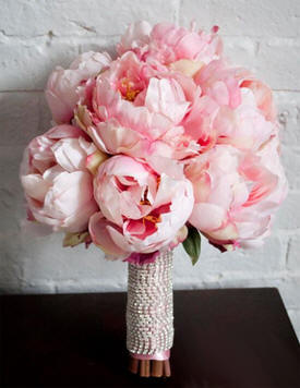 Rhiestone Banding Bridal Bouquets