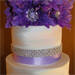 Pearl Rhinestone Mesh Cake