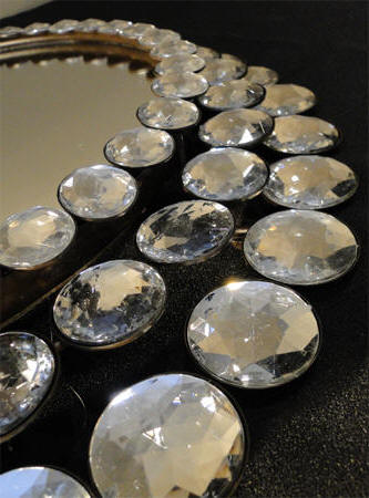 Gemstone Wedding Cake Stand