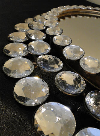 Gemstone Wedding Cake Stand