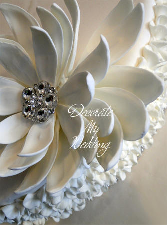 Wedding Cake Sugar Flower Lotus 2
