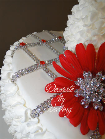 Rhinestone Cake Banding Grid