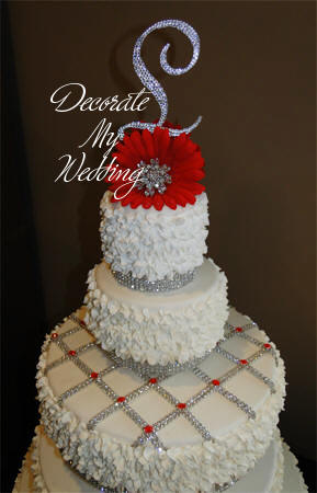 Rhinestone Cake Banding Grid