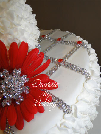 Rhinestone Cake Banding Grid