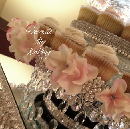 Revolving Wedding Cupcake Stand