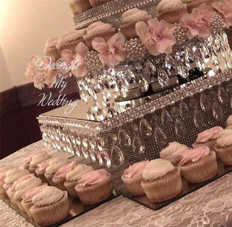 Revolving Wedding Cupcake Stand