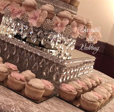 Revolving Wedding Cupcake Stand