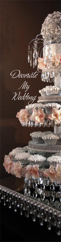 Pearl Rhinestone Cupcake Stand