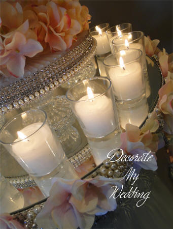 Revolving Wedding Candle Centerpiece