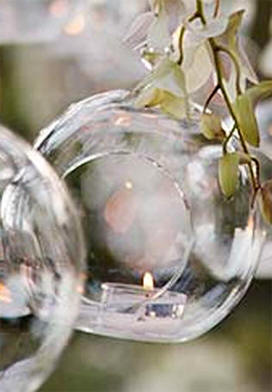 Hanging Bubble Votive Candle Holders