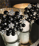 Lee Rhinestone Brooch Candleholders