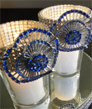 Babe Rhinestone Brooch Candleholders