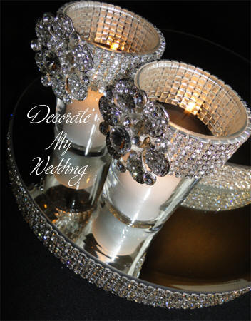 Brooch Votive Candle Holders Stephanie