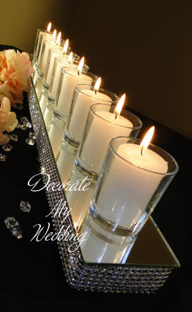 Centerpiece with Votive Candles 2