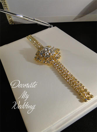 Gold Guest Book