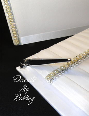 Pearl & Rhinestone Guest Book