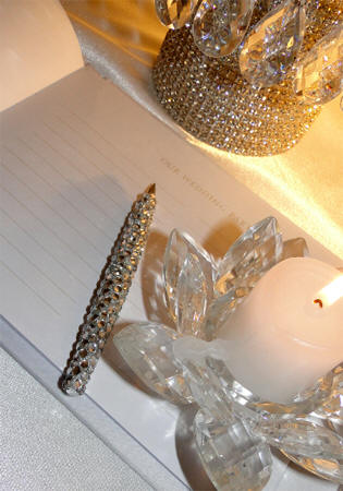 Rhinestone Guest Book Pen