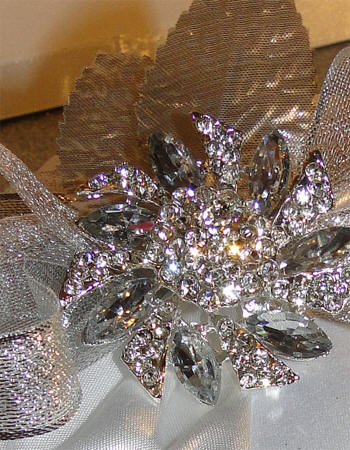 Rhinestone Ring Pillow