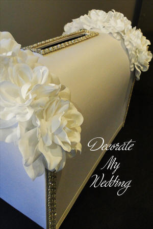 Wedding Card Box with Gardenias 6
