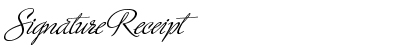 Signature Receipt