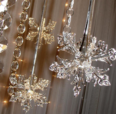 Crystal Snowflake Drops