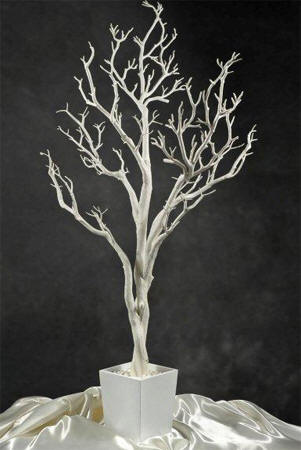 White Faux Tree