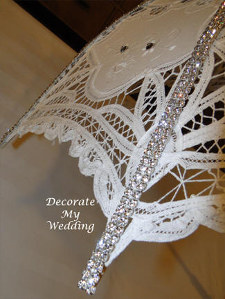 Rhinestone Wedding Umbrella