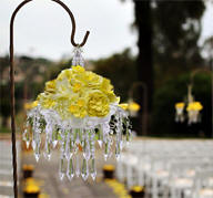 Aisle Decor - Diamond Pendants