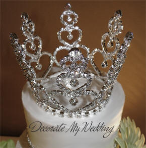 Swarovski Cyrstal Cake Crown Deanna