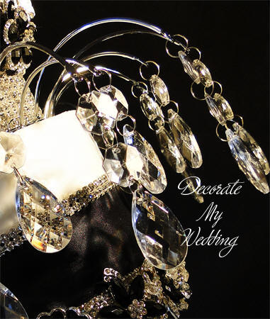 Crystal Brooch Wedding Cake Stand