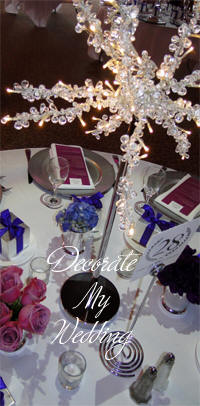 Beaded Crystal LED Wedding Tree