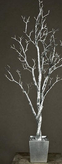 Silver Faux Tree